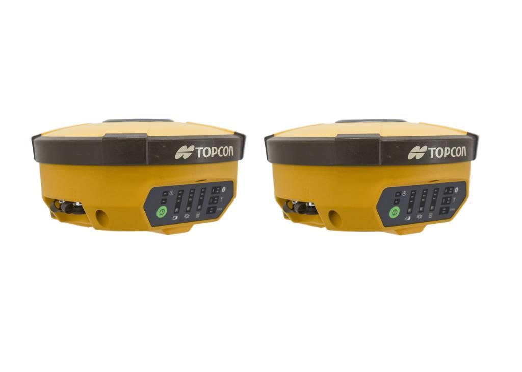 Topcon Dual Hiper V FH915 900 MHz Base/Rover Receiver Kit Andre komponenter