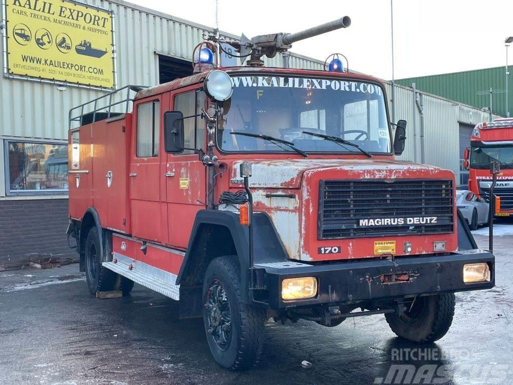 Magirus Deutz 170 Fire Fighting Truck 4x4 Complete truck G Brannbil