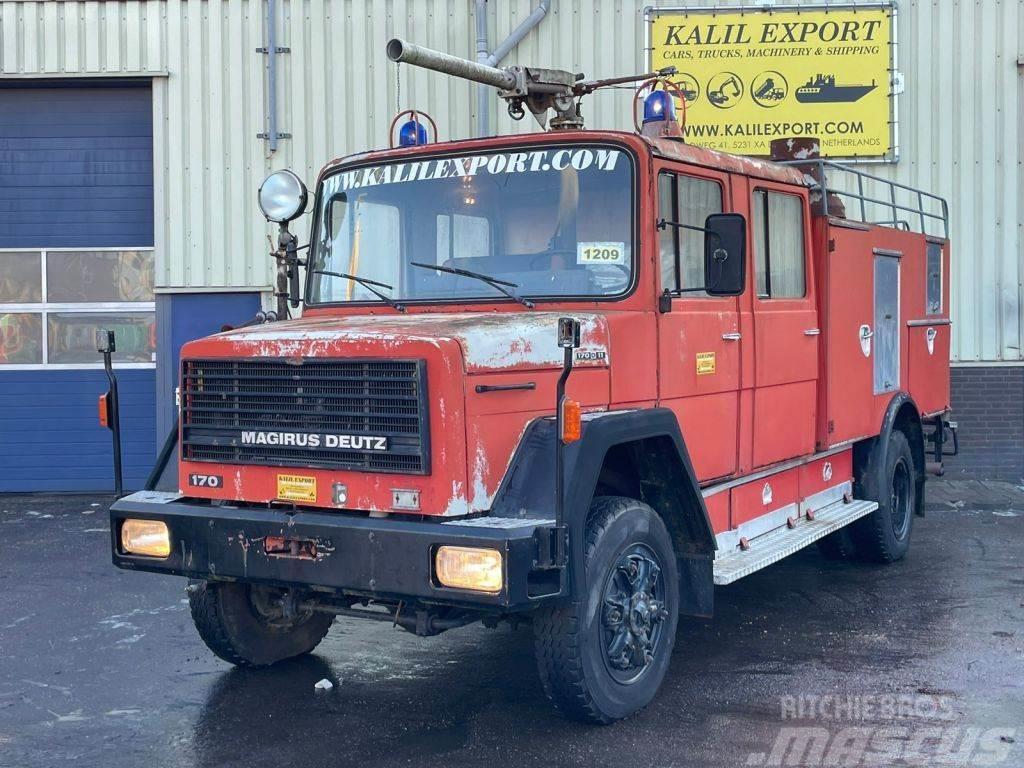 Magirus Deutz 170 Fire Fighting Truck 4x4 Complete truck G Brannbil