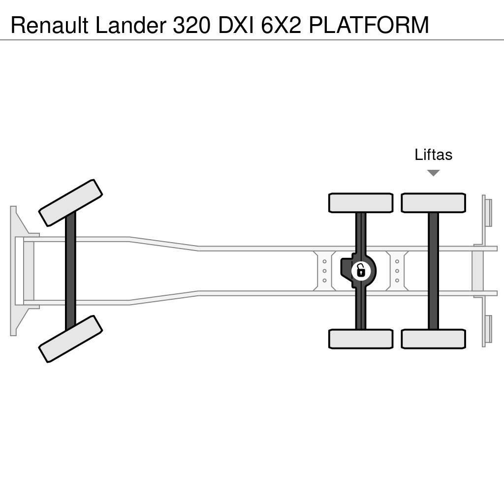 Renault Lander 320 DXI 6X2 PLATFORM Planbiler