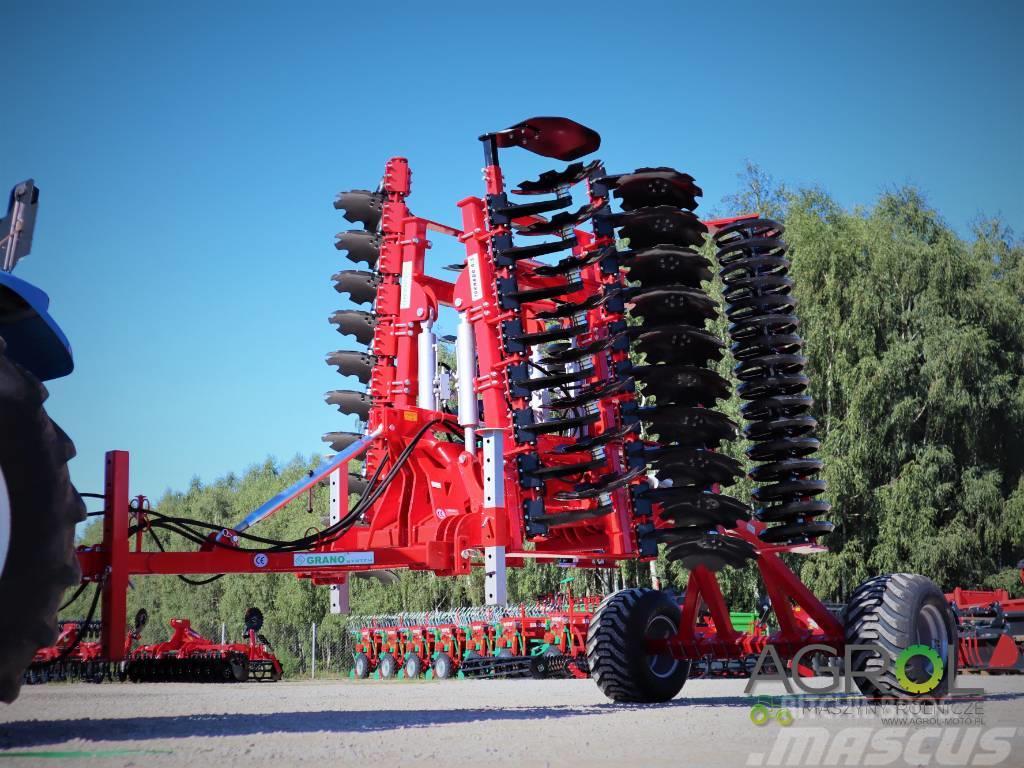Grano System Brona talerzowa 4,5m Tornado wózek Skålharver