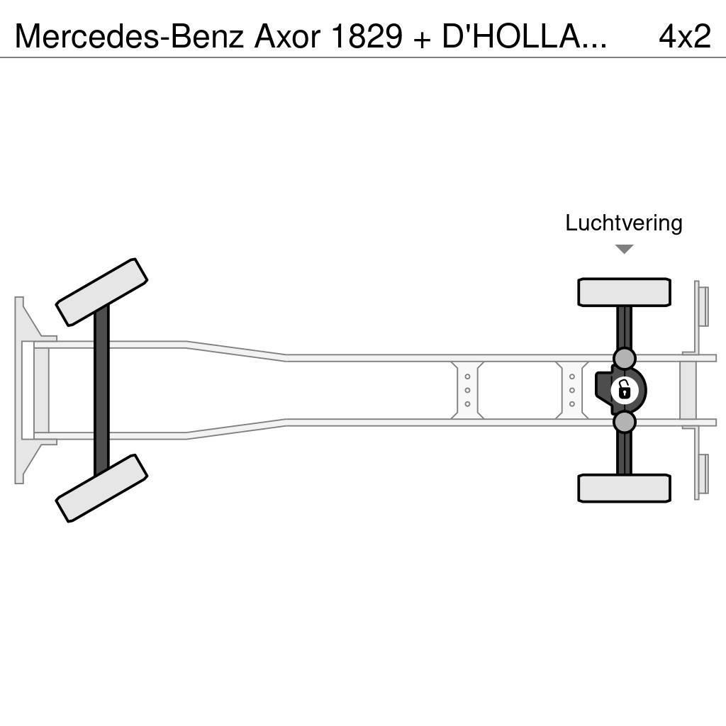 Mercedes-Benz Axor 1829 + D'HOLLANDIA 2000 KG Skapbiler