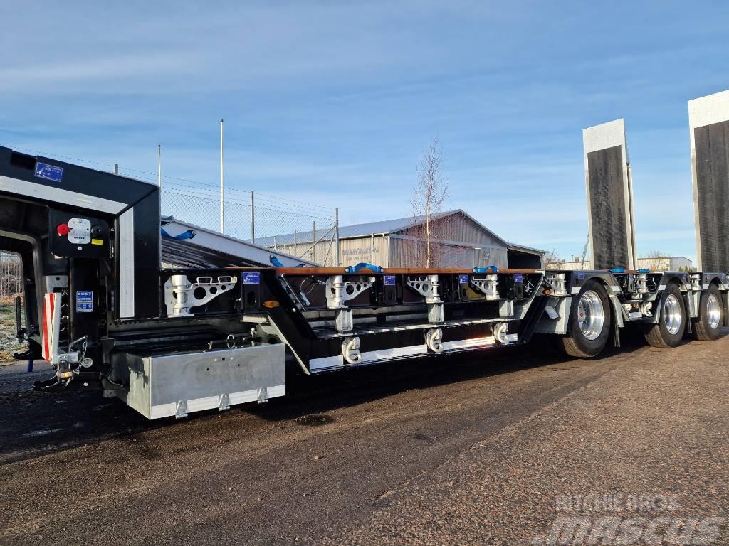 Humbaur HTS30  flatbed semi-trailer Brønnhenger semi