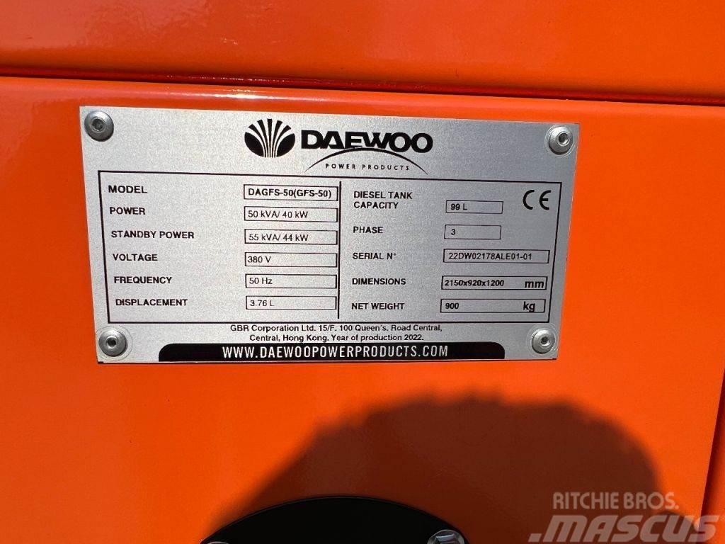 Daewoo DAGFS-50 generator Diesel Generatorer