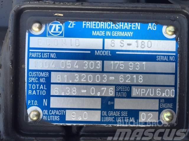 ZF 8S180 Ecomid 1304 054 303 Getriebe Girkasser
