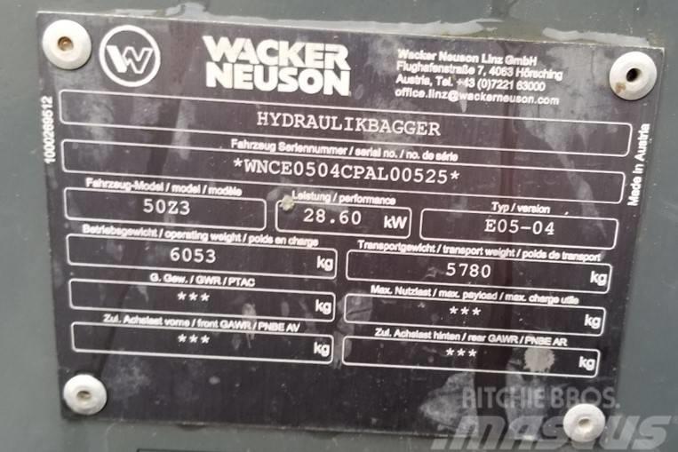 Wacker Neuson 50Z3 Beltegraver