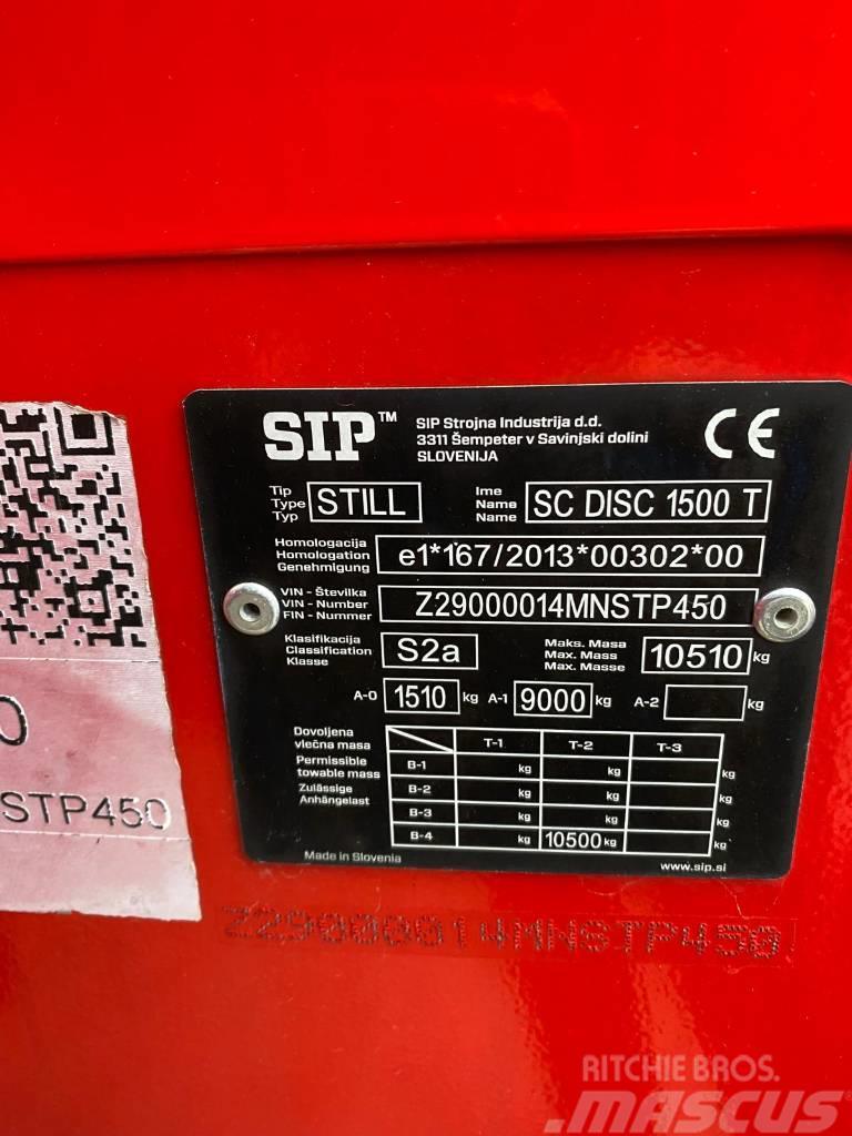 SIP SilverCut Disc 1500 T Slåmaskiner