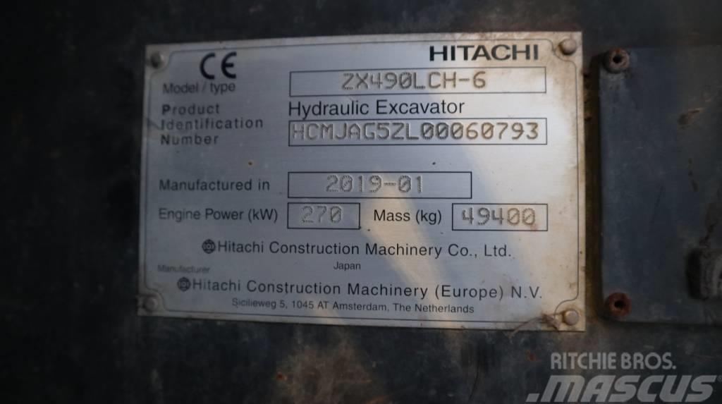 Hitachi ZX 490 LC H-6 Beltegraver