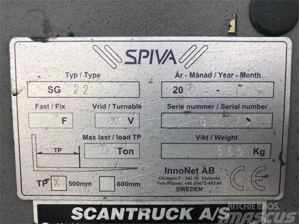  Spiva/Innonet 5T Vridbar Pallegafler