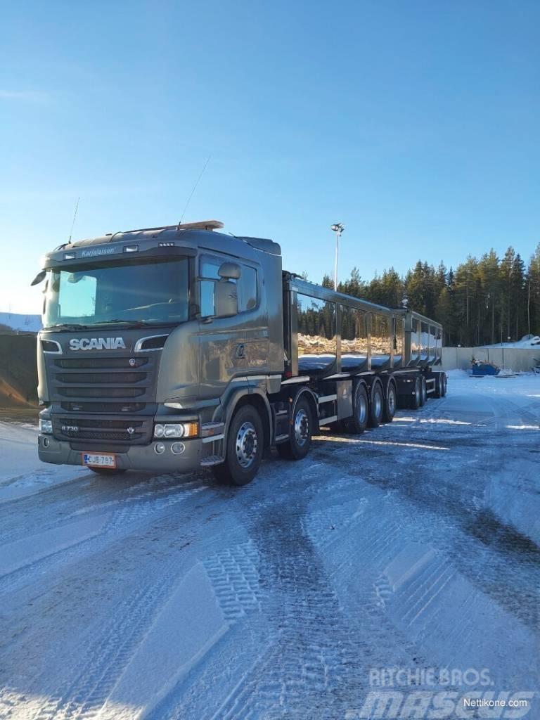 Scania R730 - 58 m3 yhdistelmä LB10x4*6HNB Tippbil