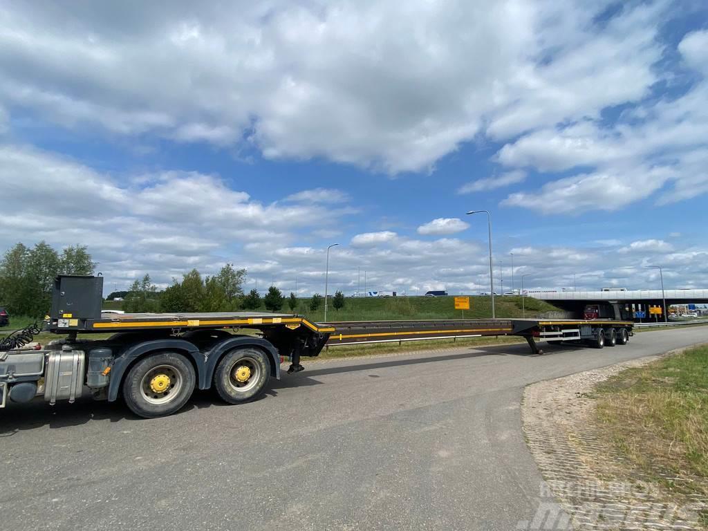 Broshuis trailer 3 -time extendable Windmill transporter Planhengere semi