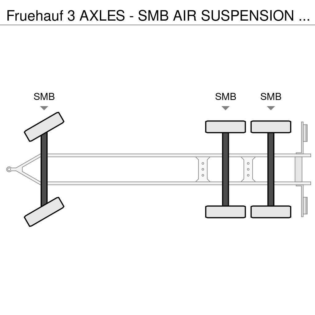 Fruehauf 3 AXLES - SMB AIR SUSPENSION - GOOD STATE Kapell trailer/semi