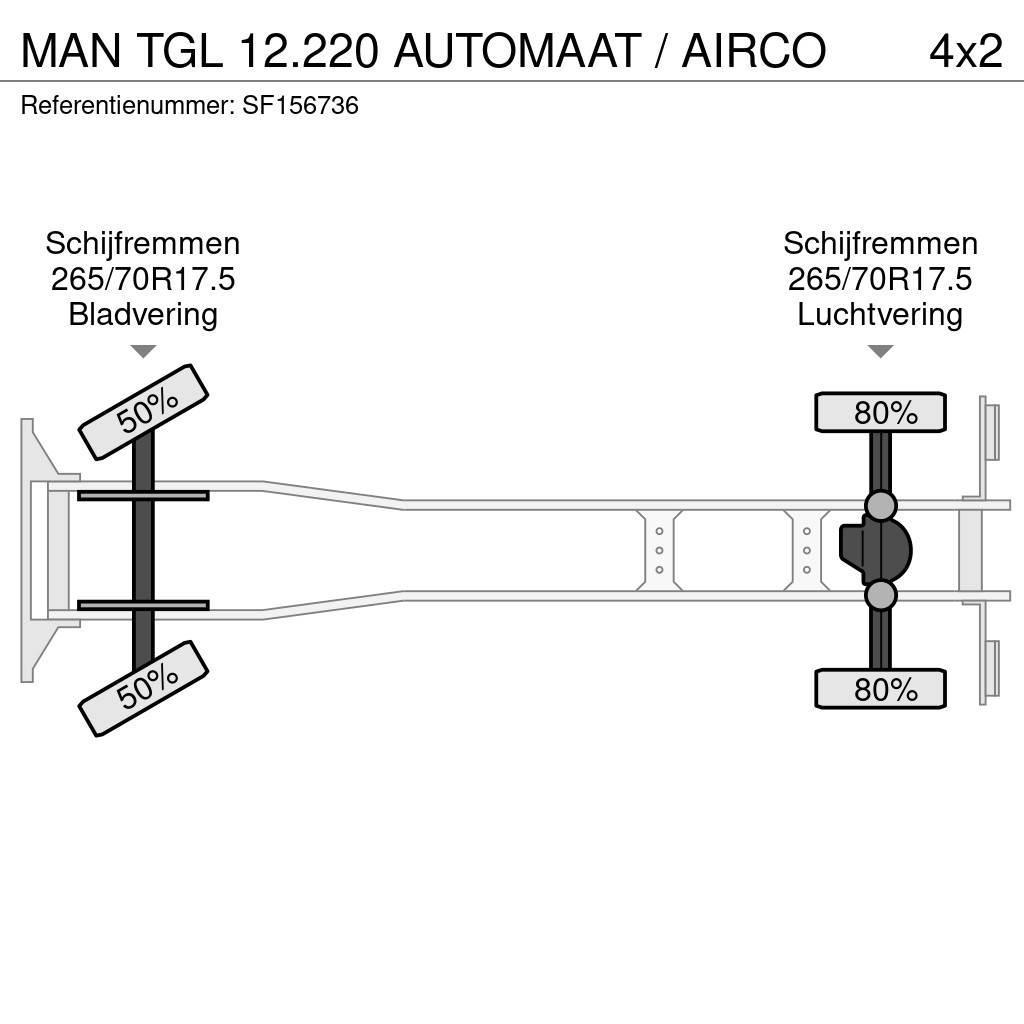 MAN TGL 12.220 AUTOMAAT / AIRCO Skapbiler