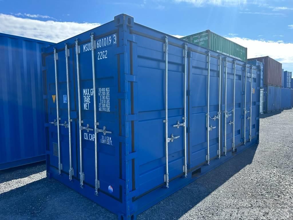  container ny 20fot hel öppningsbar långsida och en Spesial containere