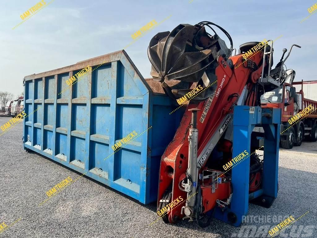  Diversen Container mit Kran Marchesi 4.500 RT0280 Shipping containere