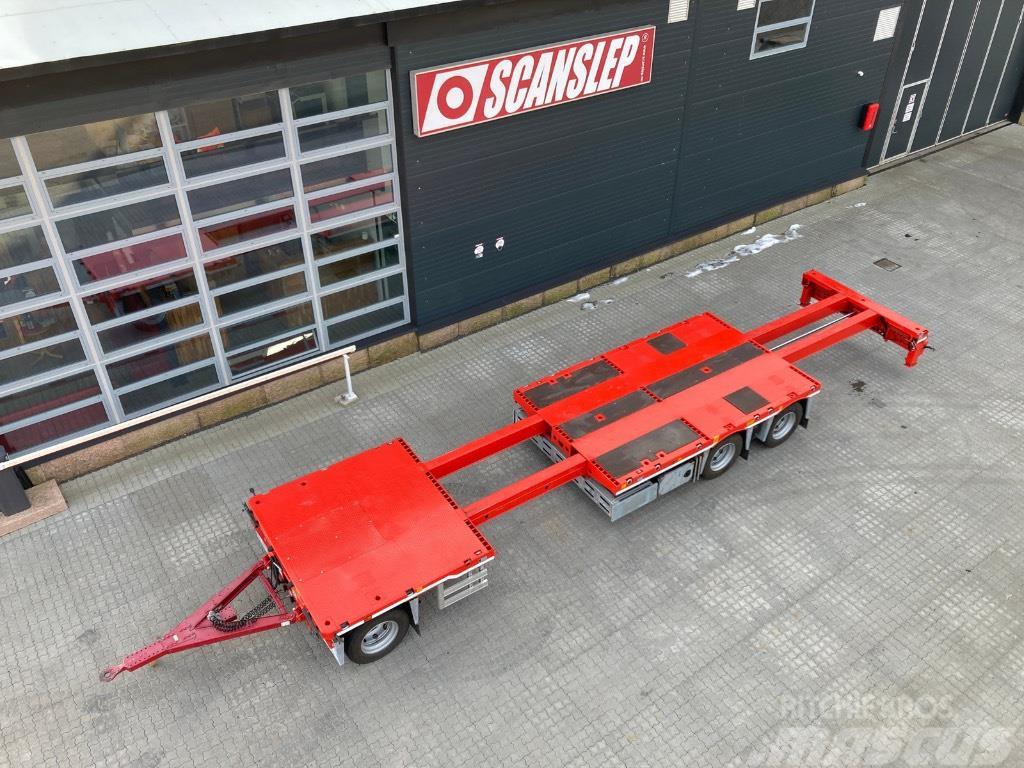  SCANSLEP Extendable platform trailer Planhengere