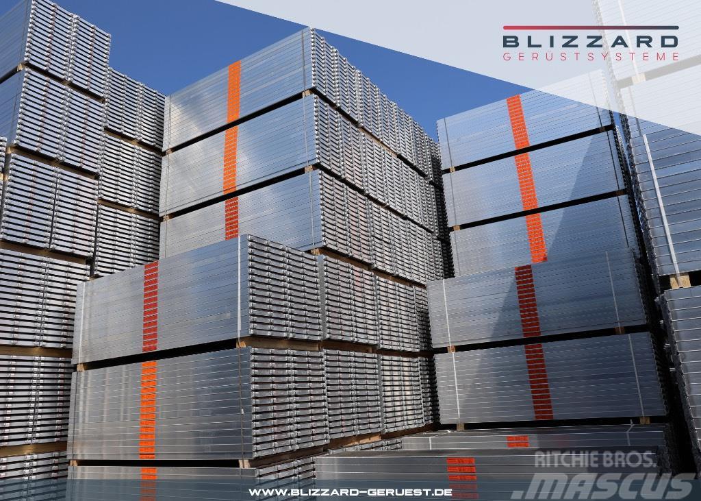  163,45 m² Blizzard Alu Gerüst mit Robustböden Bliz Stillas