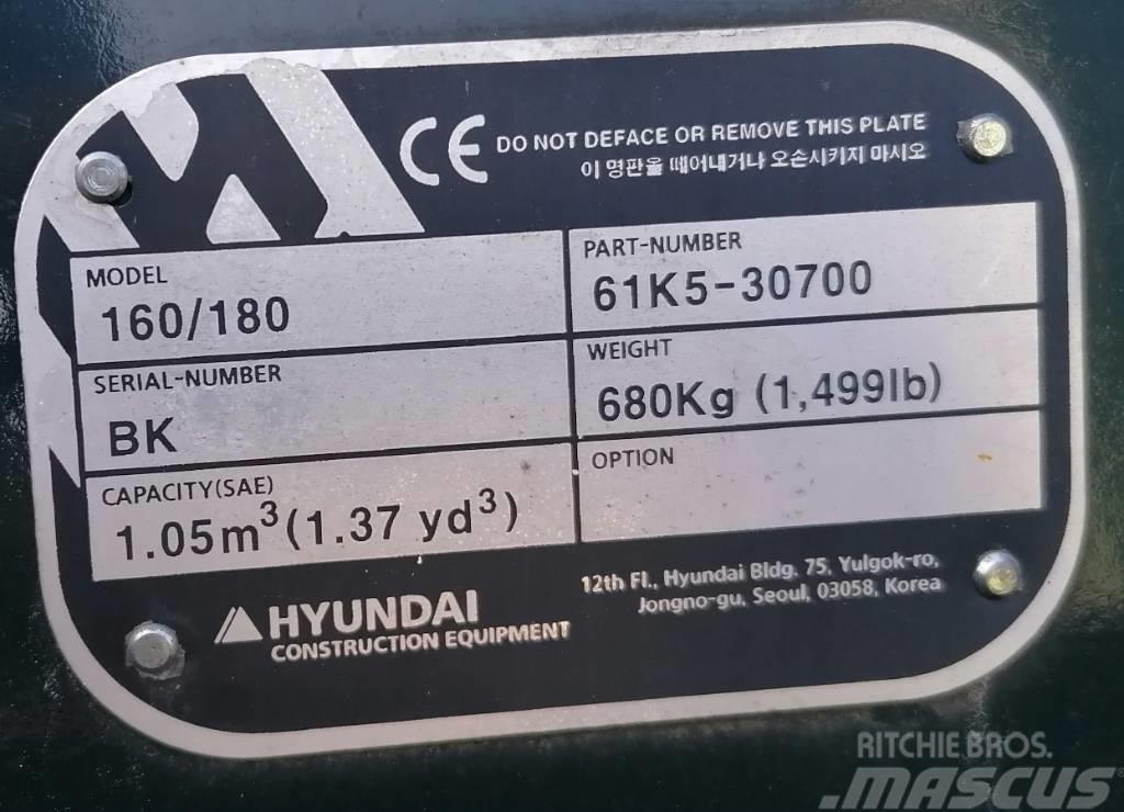 Hyundai 1.05m3_HX180 Skuffer