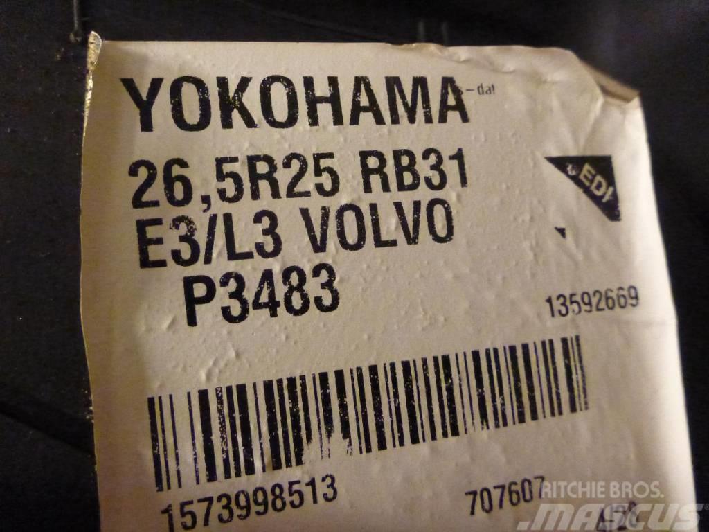 Yokohama Däck 26,5 R25 RB31 Dekk, hjul og felger