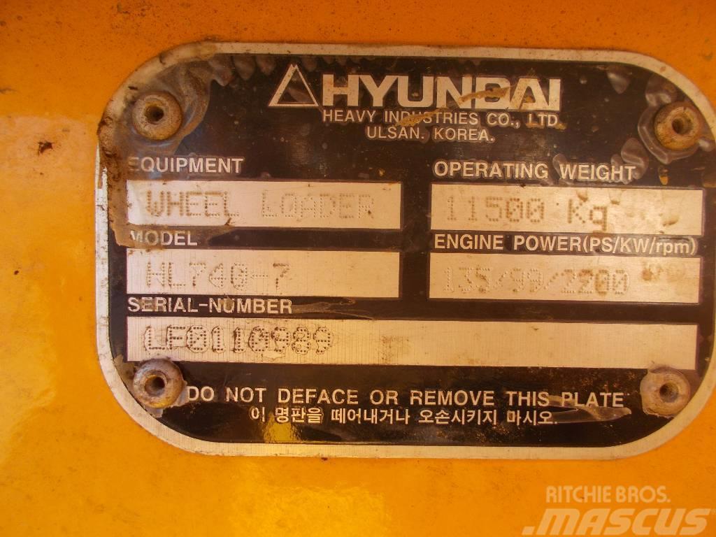 Hyundai HL 740-7 Hjullastere