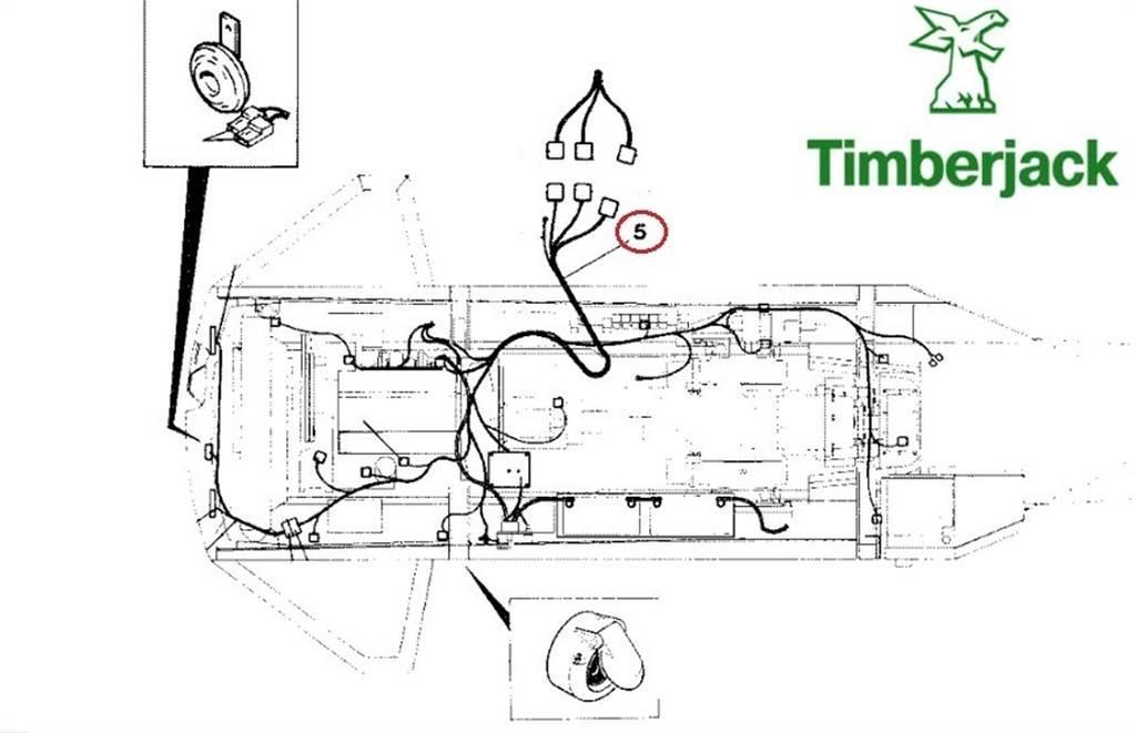 Timberjack / John Deere F030361 Lys - Elektronikk