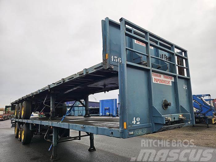 Groenewegen Dro 12 24 | 3 axle heavy duty | Steel suspension | Planhengere semi