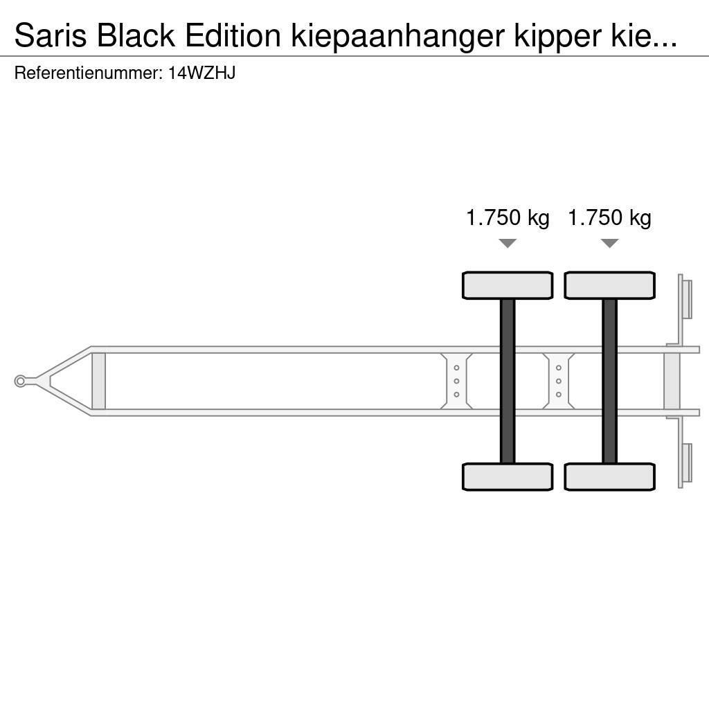 Saris Black Edition kiepaanhanger kipper kieper 3500kg H Kapell trailer/semi