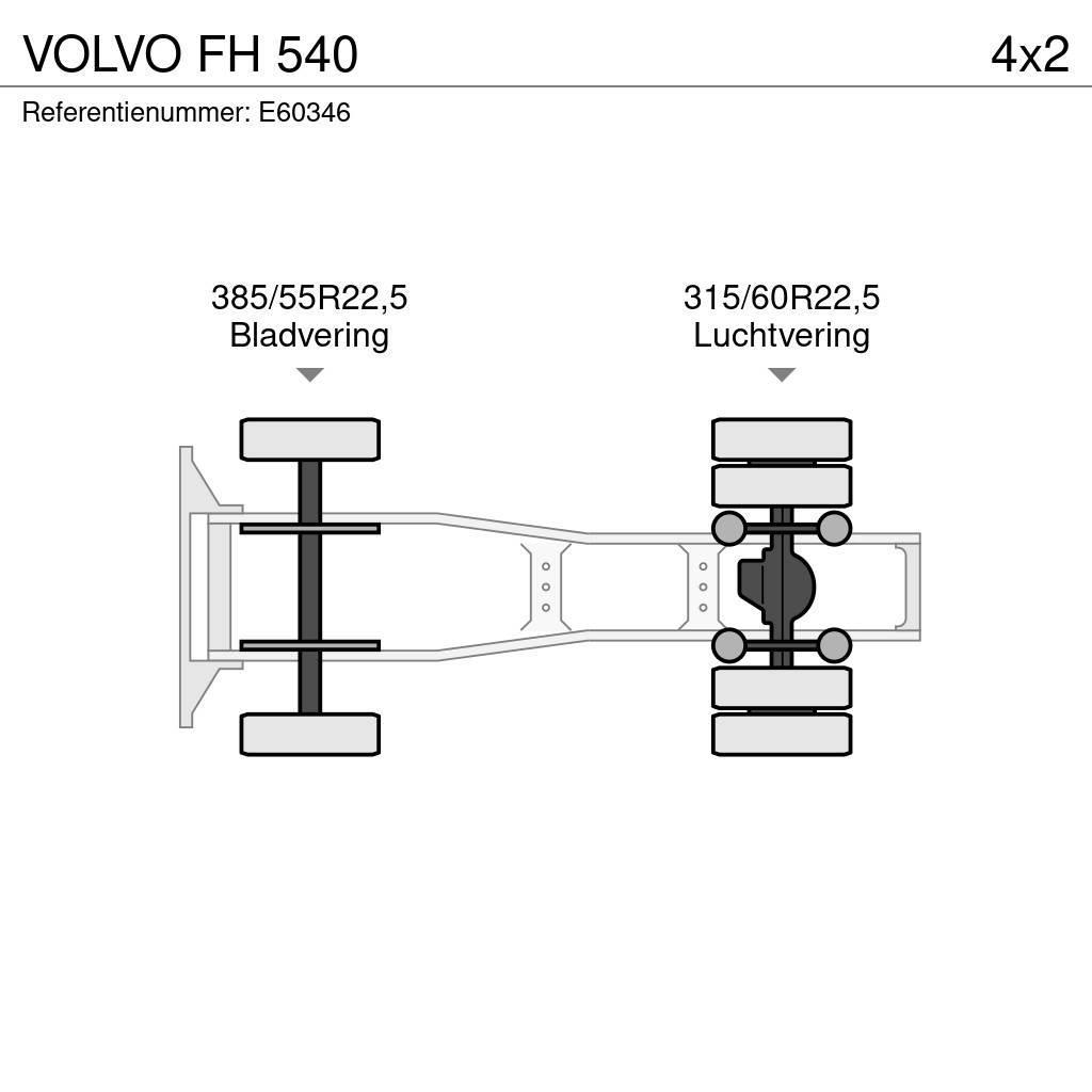 Volvo FH 540 Trekkvogner