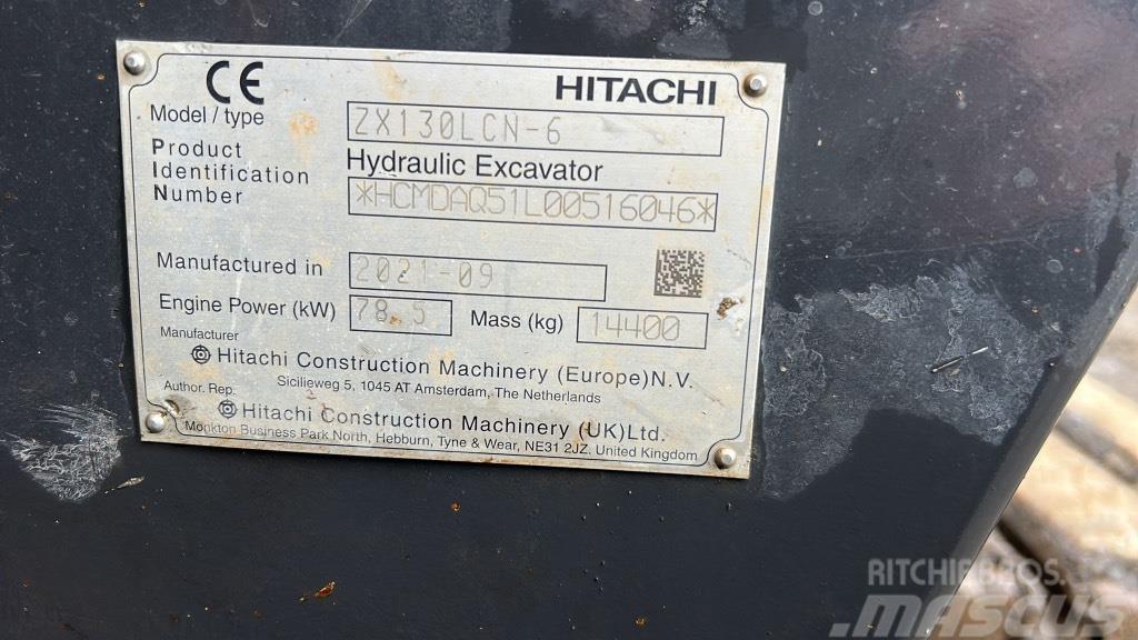 Hitachi ZX130 LCN-6 Beltegraver