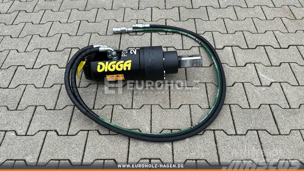  [Digga] Digga PDX2 Erdbohrer Motor mit Schläuchen Bor