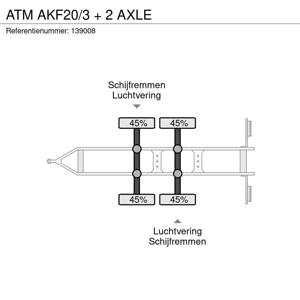 ATM AKF20/3 + 2 AXLE Planhengere