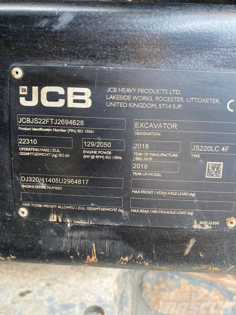 JCB JS 220 LC Beltegraver