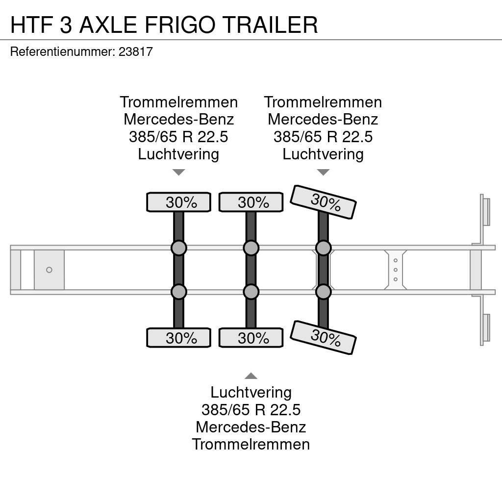 HTF 3 AXLE FRIGO TRAILER Frysetrailer Semi