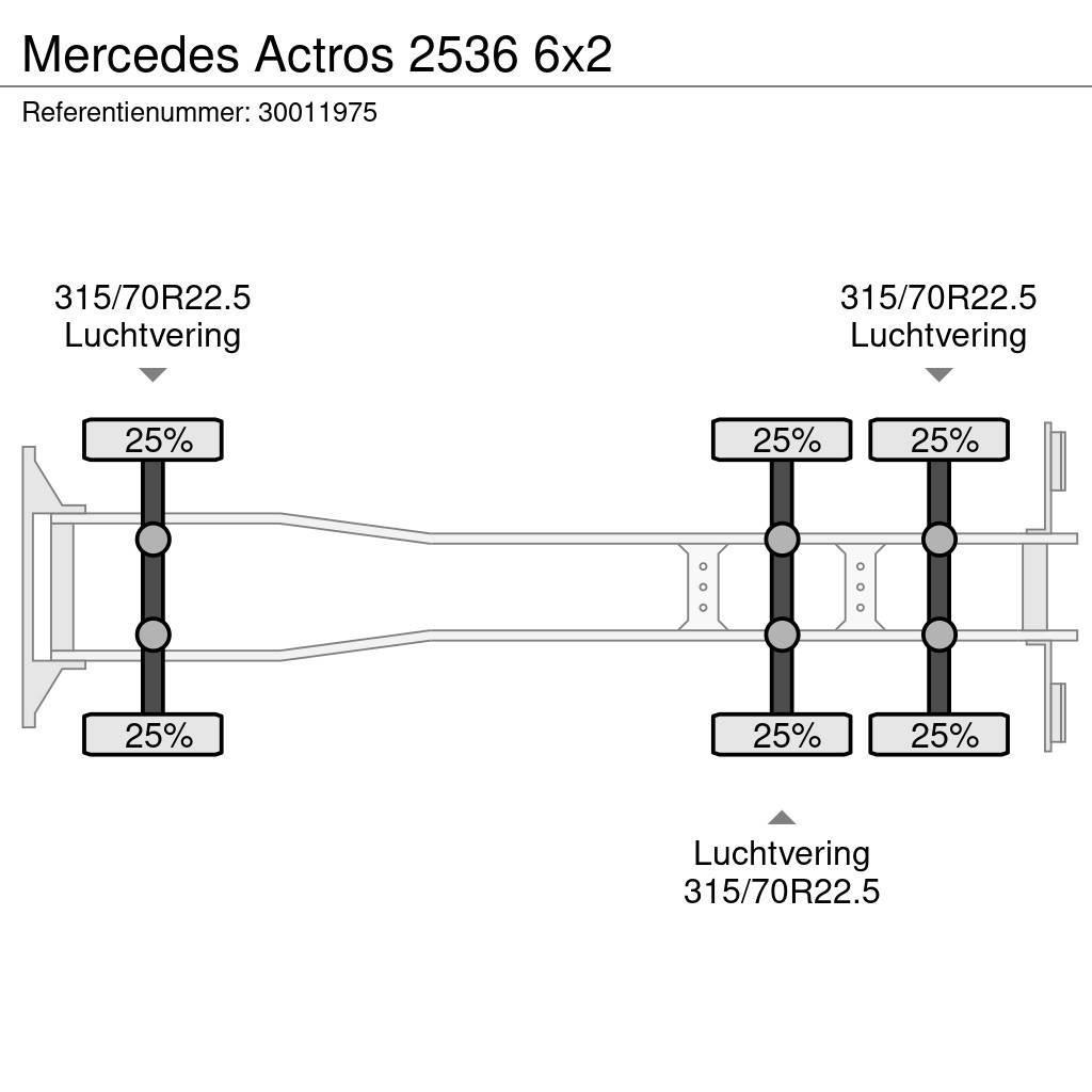 Mercedes-Benz Actros 2536 6x2 Skapbiler