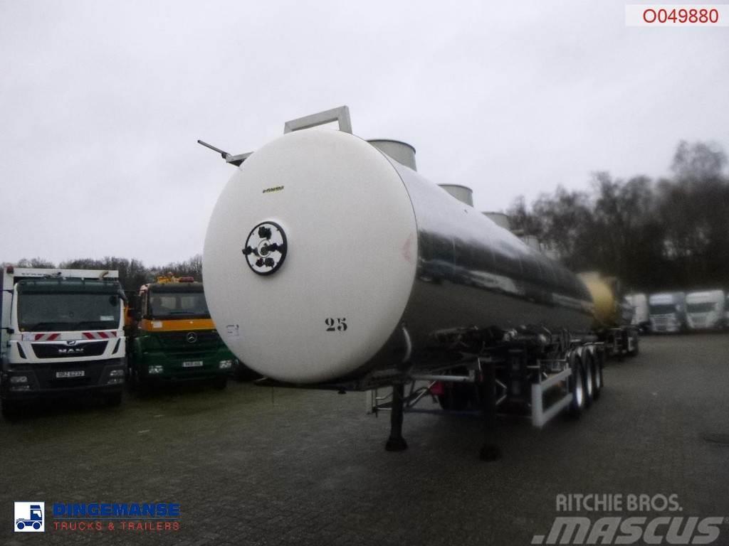 Magyar Chemical tank inox L4BH 33.5 m3 / 1 comp / ADR 24/ Tanksemi