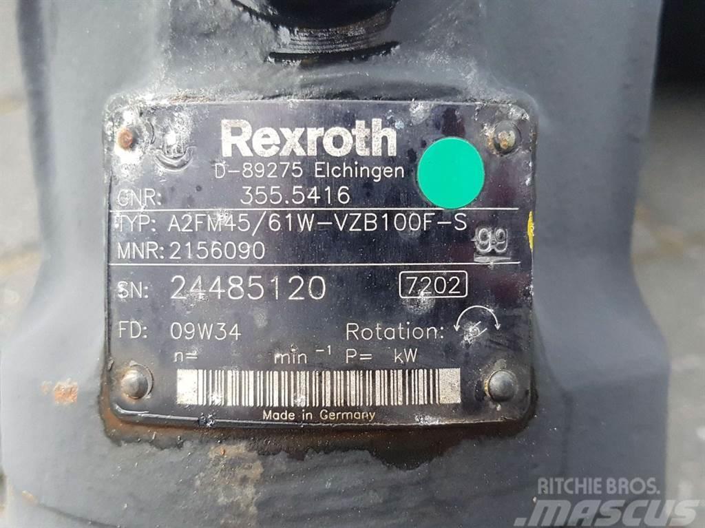 Rexroth A2FM45/61W-R902156090-Drive motor/Fahrmotor Hydraulikk