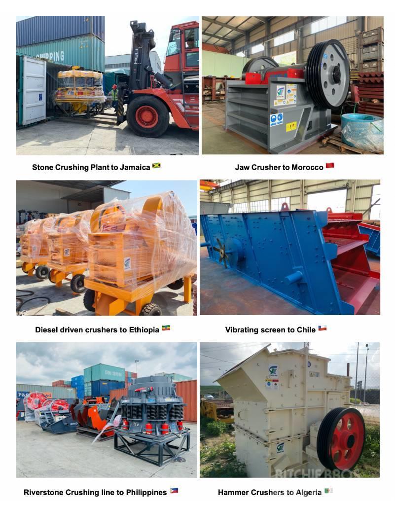 Kinglink belt conveyor for aggregates transport Annet