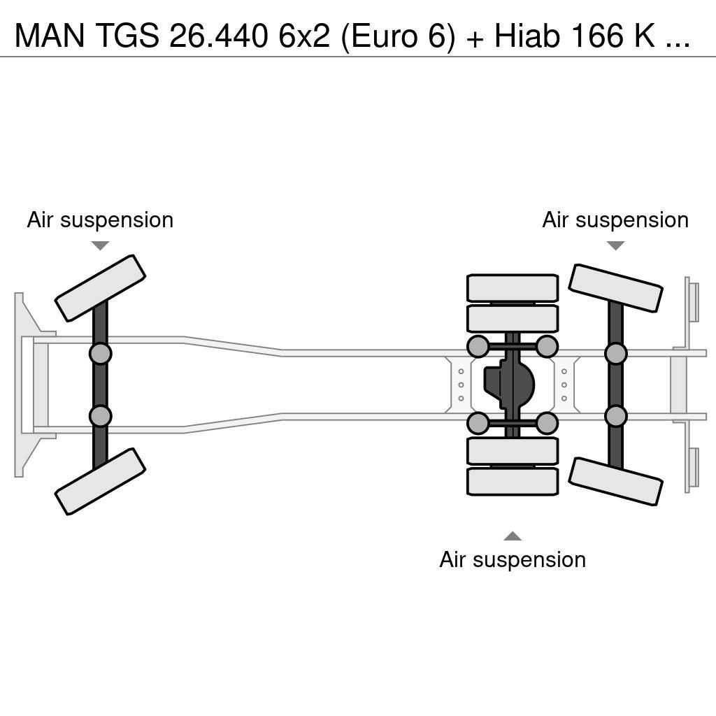 MAN TGS 26.440 6x2 (Euro 6) + Hiab 166 K Pro/Hipro Planbiler