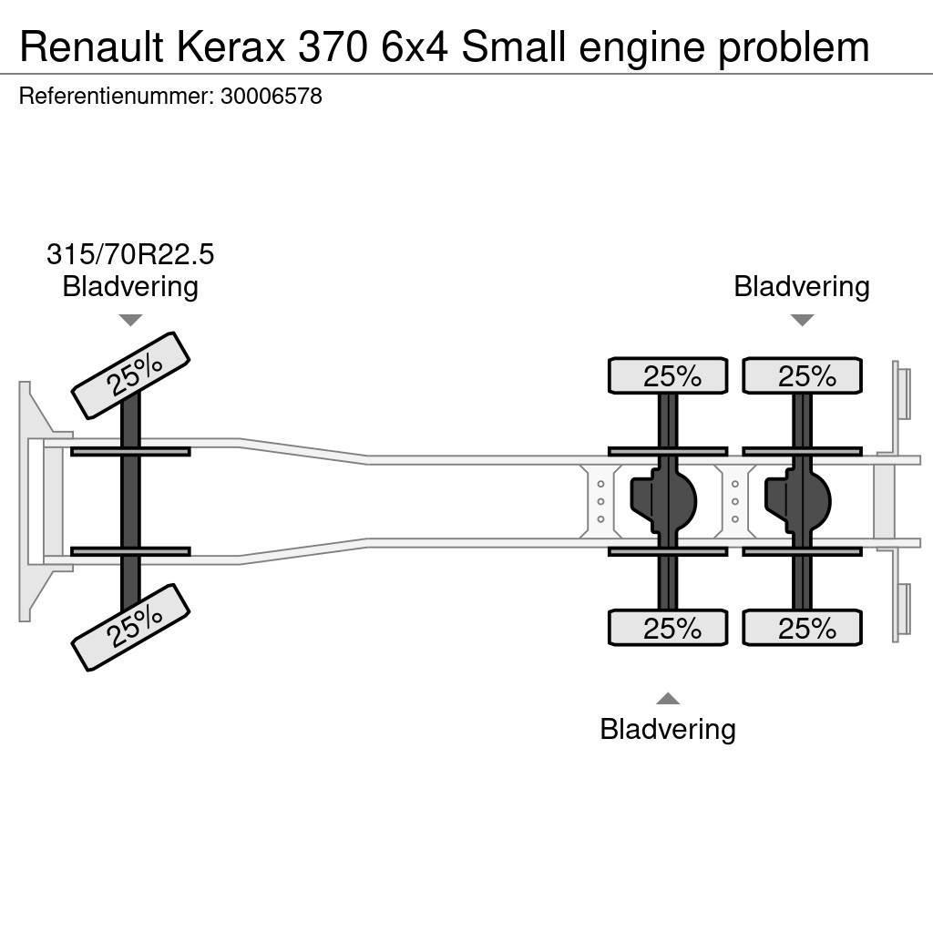 Renault Kerax 370 6x4 Small engine problem Chassis