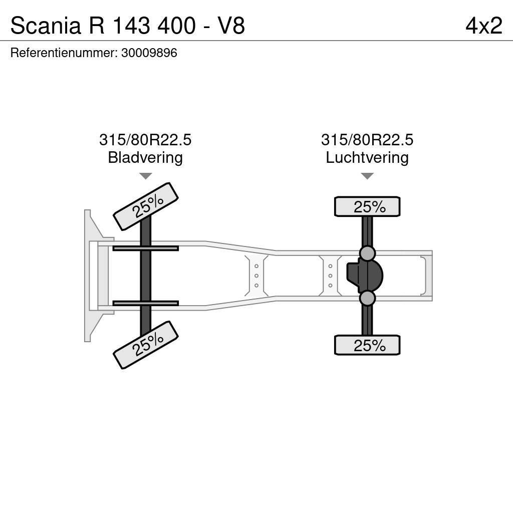 Scania R 143 400 - V8 Trekkvogner