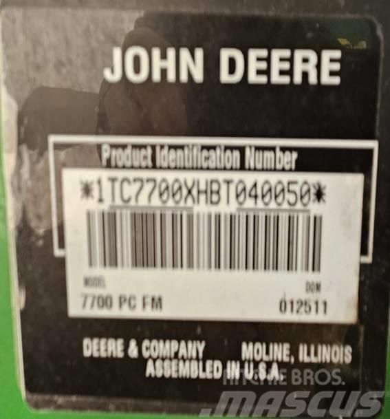 John Deere 7700 Fairway klippere