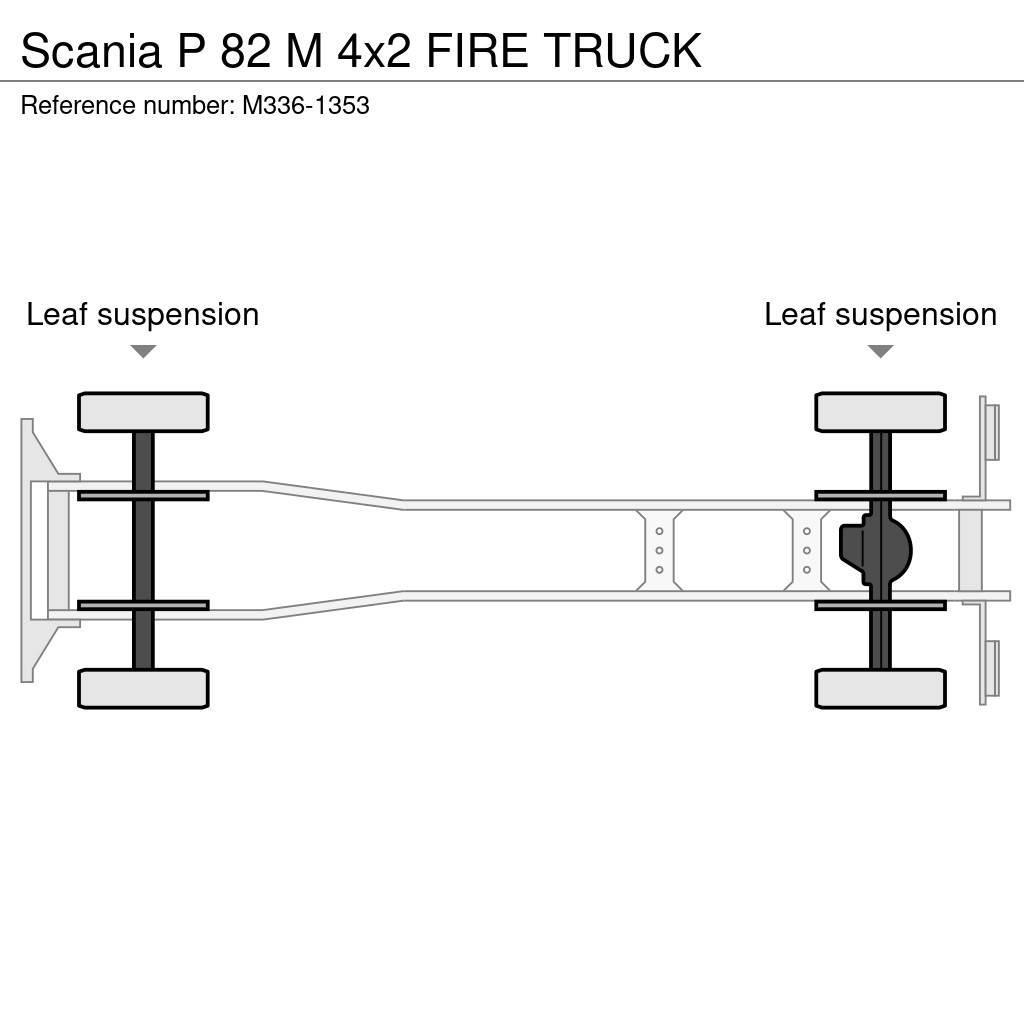 Scania P 82 M 4x2 FIRE TRUCK Brannbil