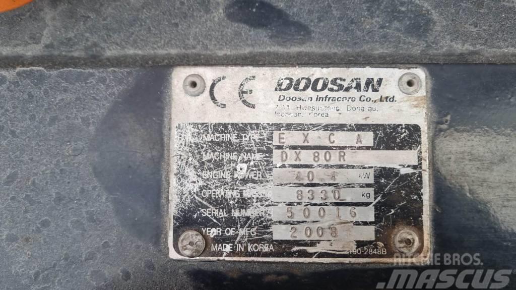 Doosan DX 80 R Midigravere 7 - 12t