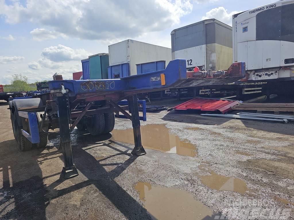 Köhler Elmshorn 2 axle | 20 ft | container chassis | stee Containerchassis Semitrailere