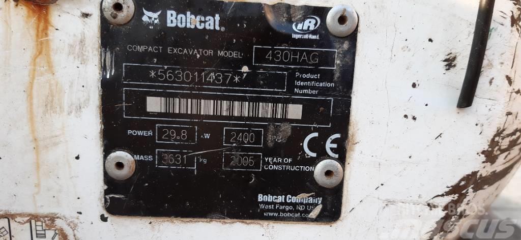 Bobcat 430 HAG Minigravere <7t