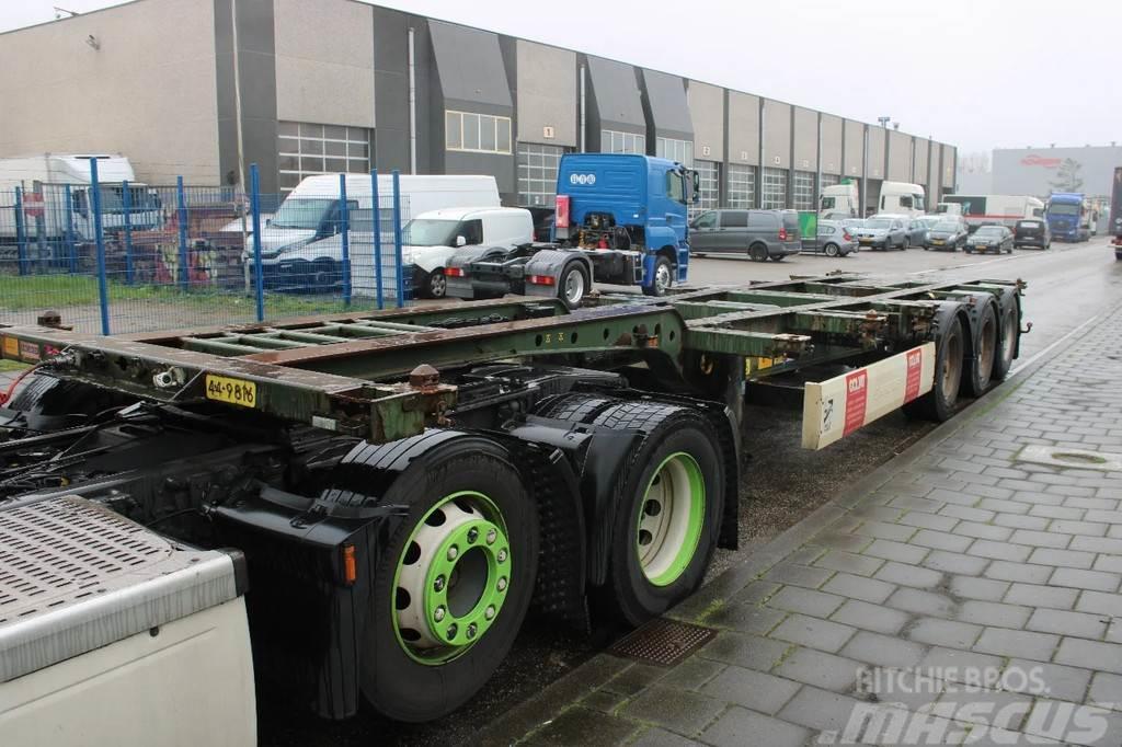 Krone 3x BPW + 20FT/30FT/40FT/45FT Containerchassis Semitrailere