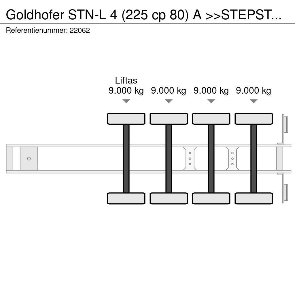 Goldhofer STN-L 4 (225 cp 80) A >>STEPSTAR<< (CARGOPLUS® tyr Brønnhenger semi