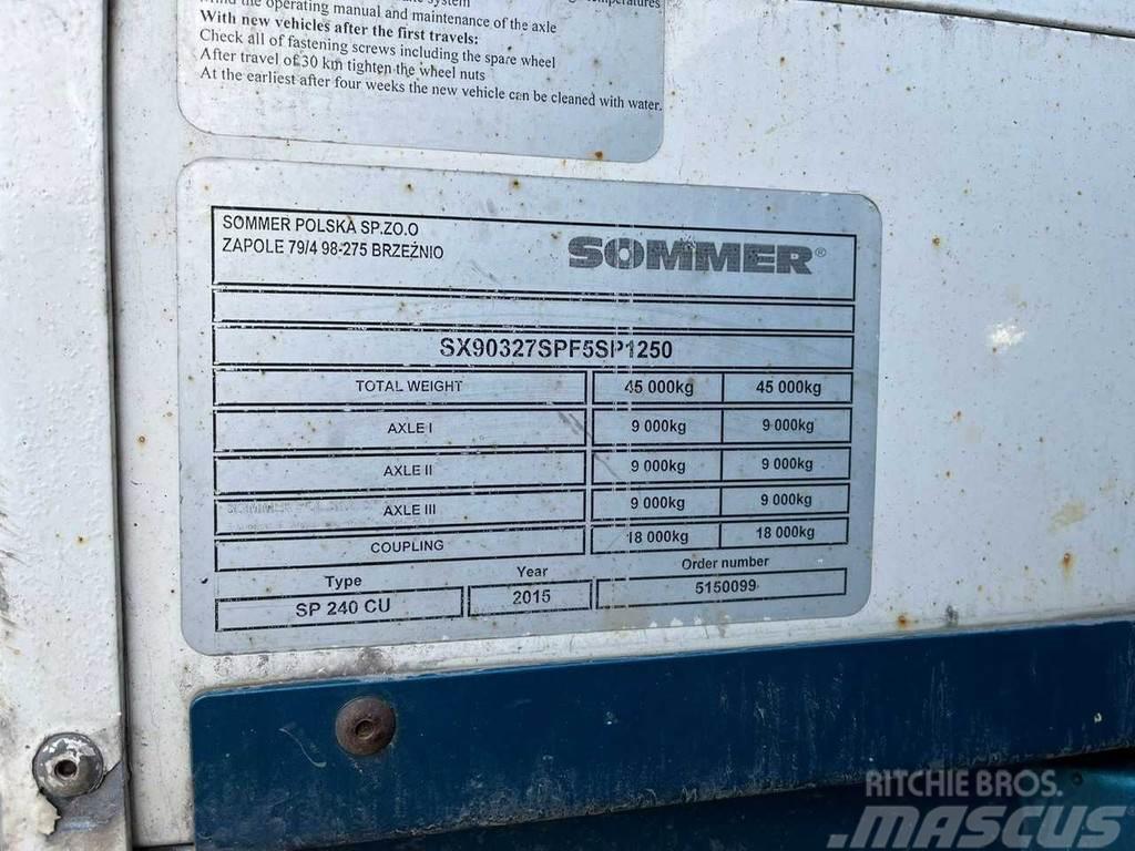 Sommer SP 240 CU BOX L=13595 mm Gardintrailer