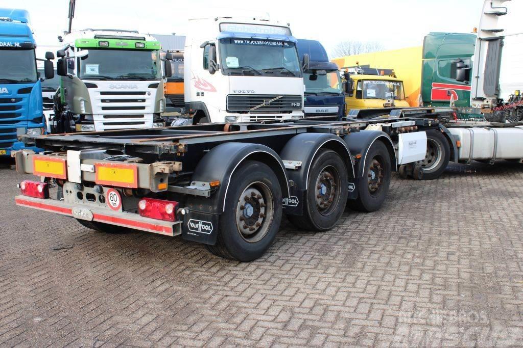 Van Hool 3x AXLE + 20-30-40-45FT + 3x IN STOCK Containerchassis Semitrailere