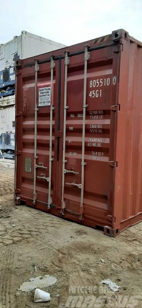 CIMC 40 FOOT HIGH CUBE USED SHIPPING CONTAINER Lagercontainere